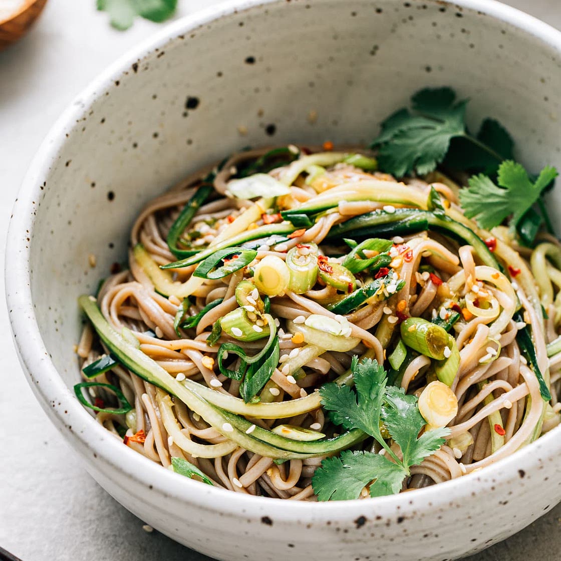 Ginger Soba Noodle Bowl