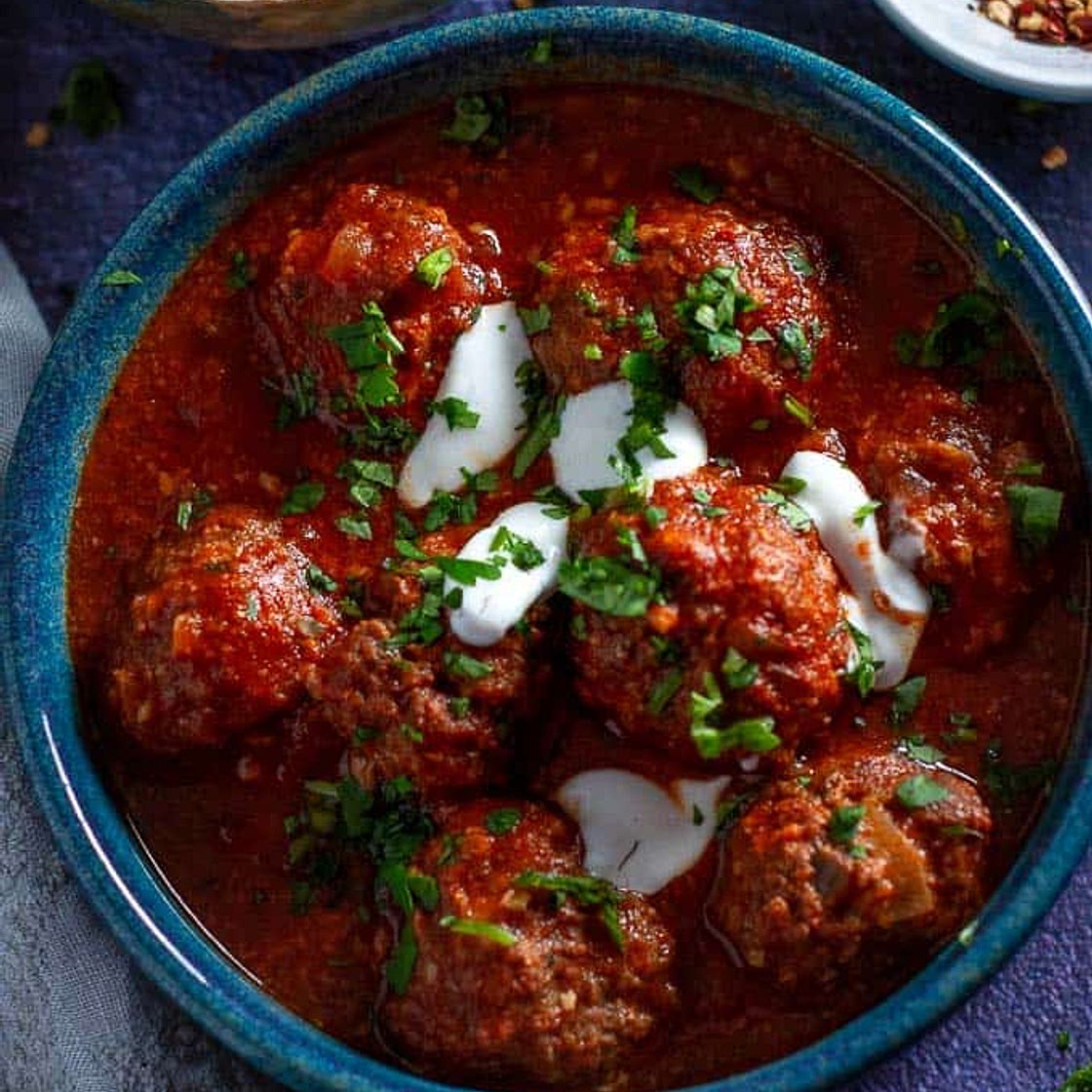 Slow Cooker Moroccan Meatballs