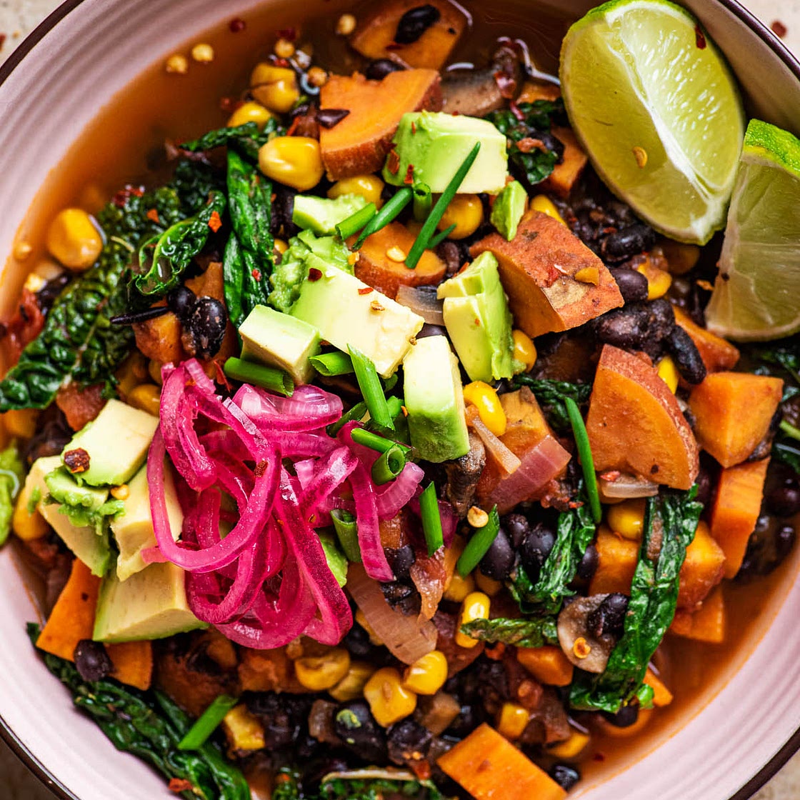 Black Bean Sweet Potato Chili