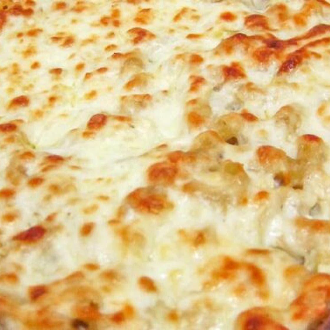 Three Cheese Chicken Alfredo Bake