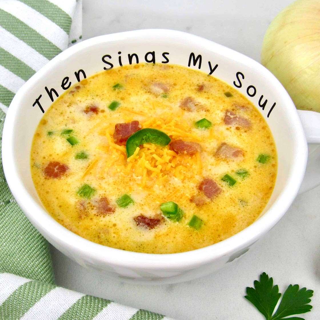 Jalapeño Popper Chicken Soup
