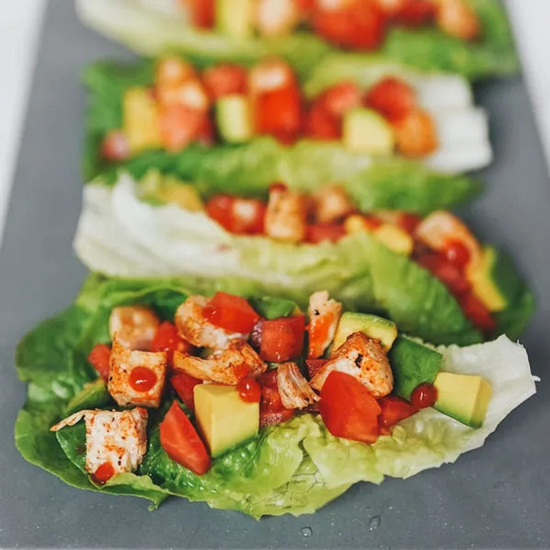 Chicken Taco Lettuce Cups