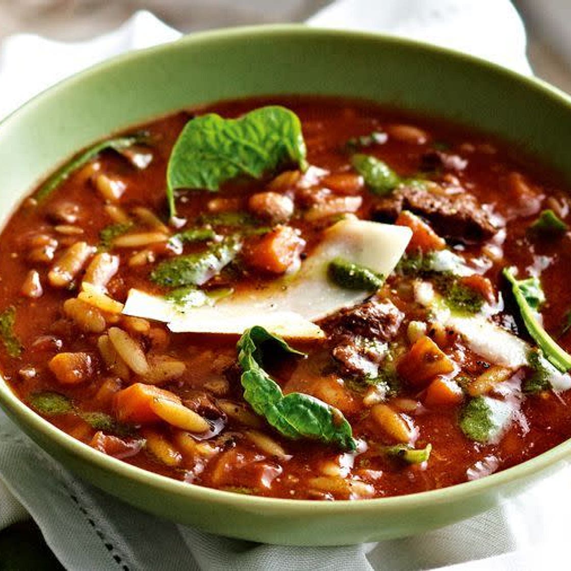Beef-cheek minestrone