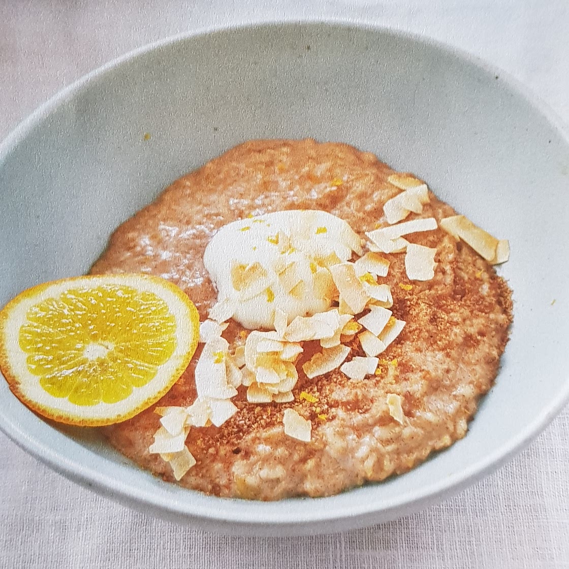Spiced coconut porridge recipe on Second Nature