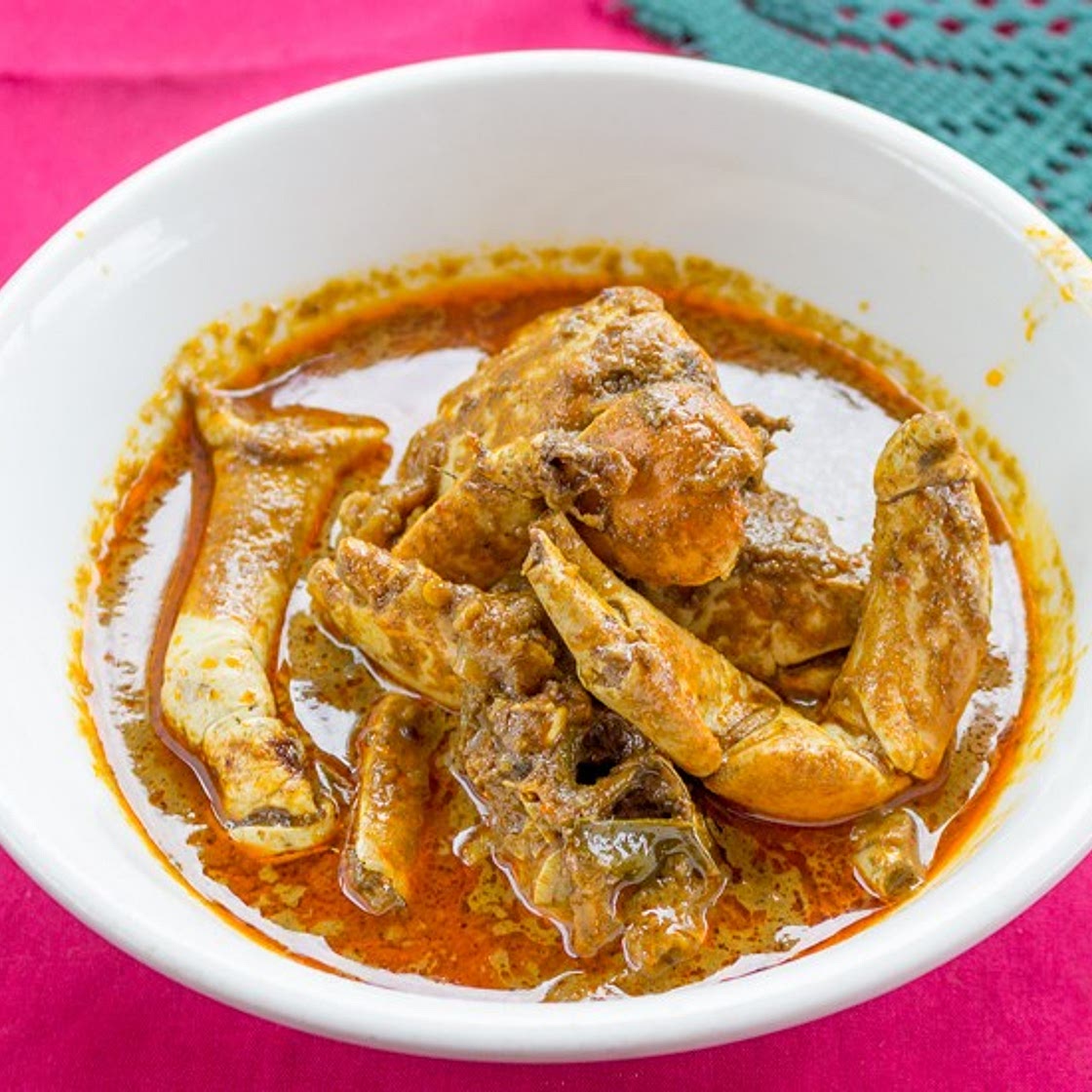 Fijian Lairo Crab Curry with Coconut Milk