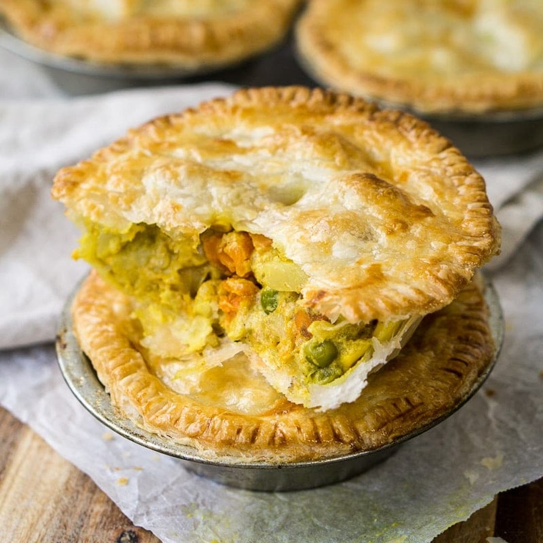Vegetable Curry Pies