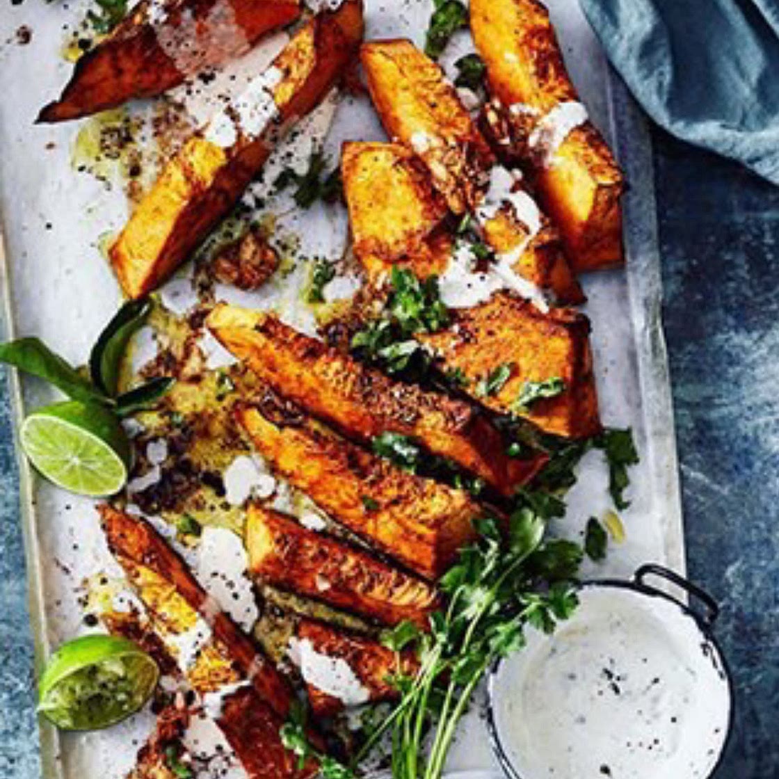 Baked Pumpkin WithTahini