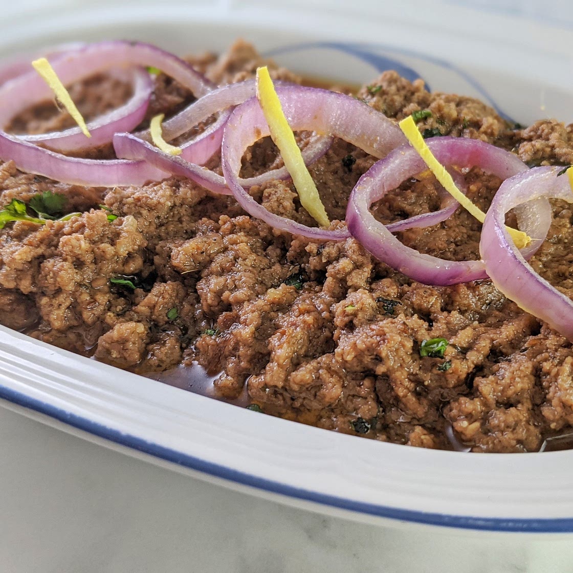 Dum ka Qeema / Smoked Spicy Ground Beef Curry
