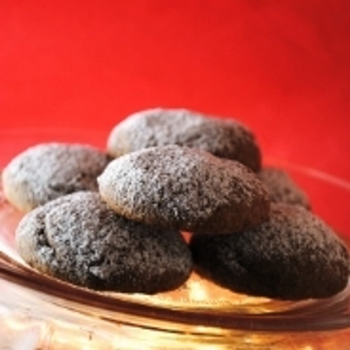 Homemade chocolate polvorones