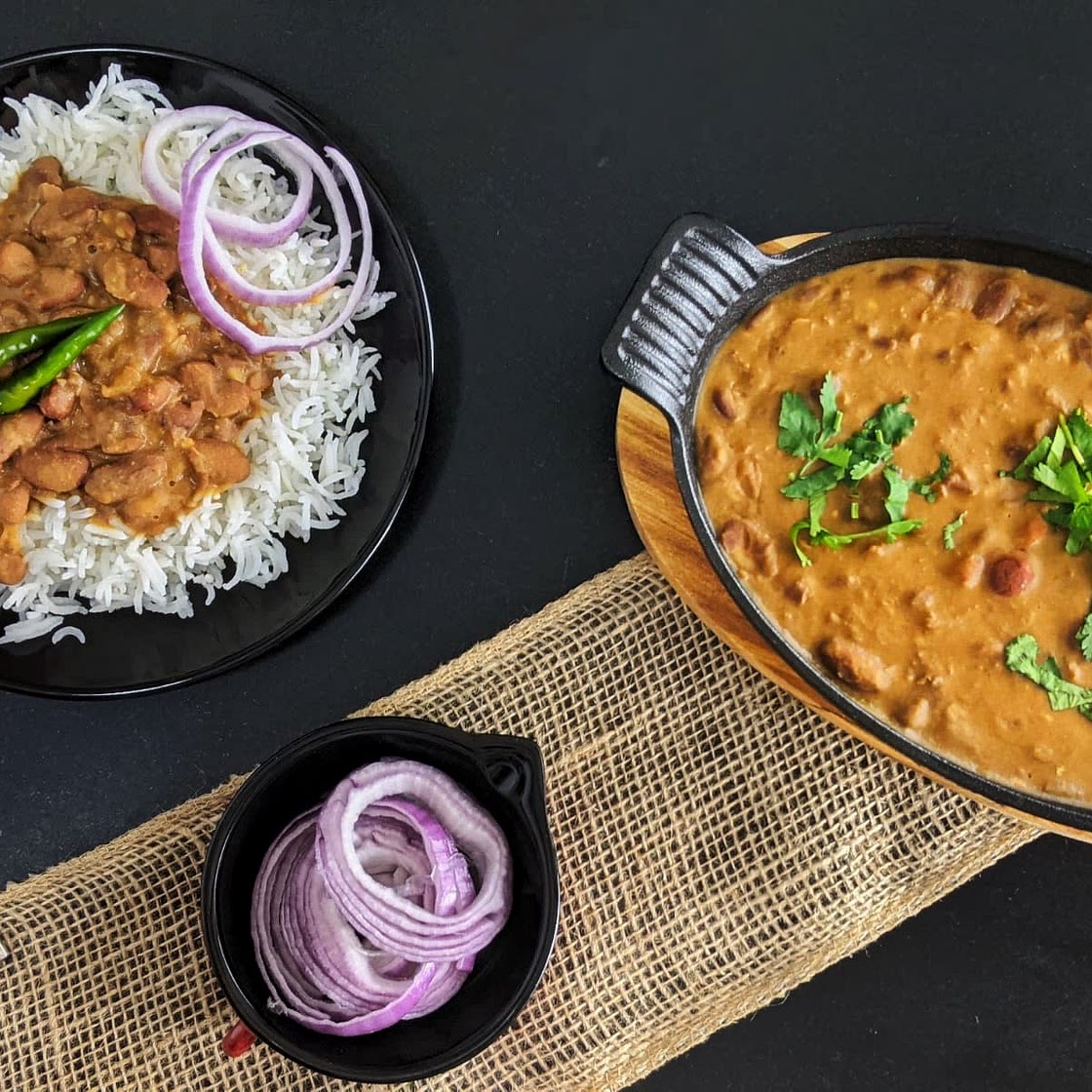 Kashmiri Rajma Daal Recipe / Spicy Red Kidney Beans Curry
