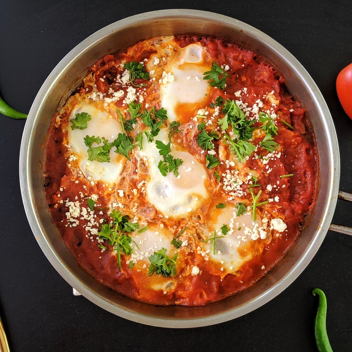Middle Eastern Shakshuka / Shakshouka /Chakchouka