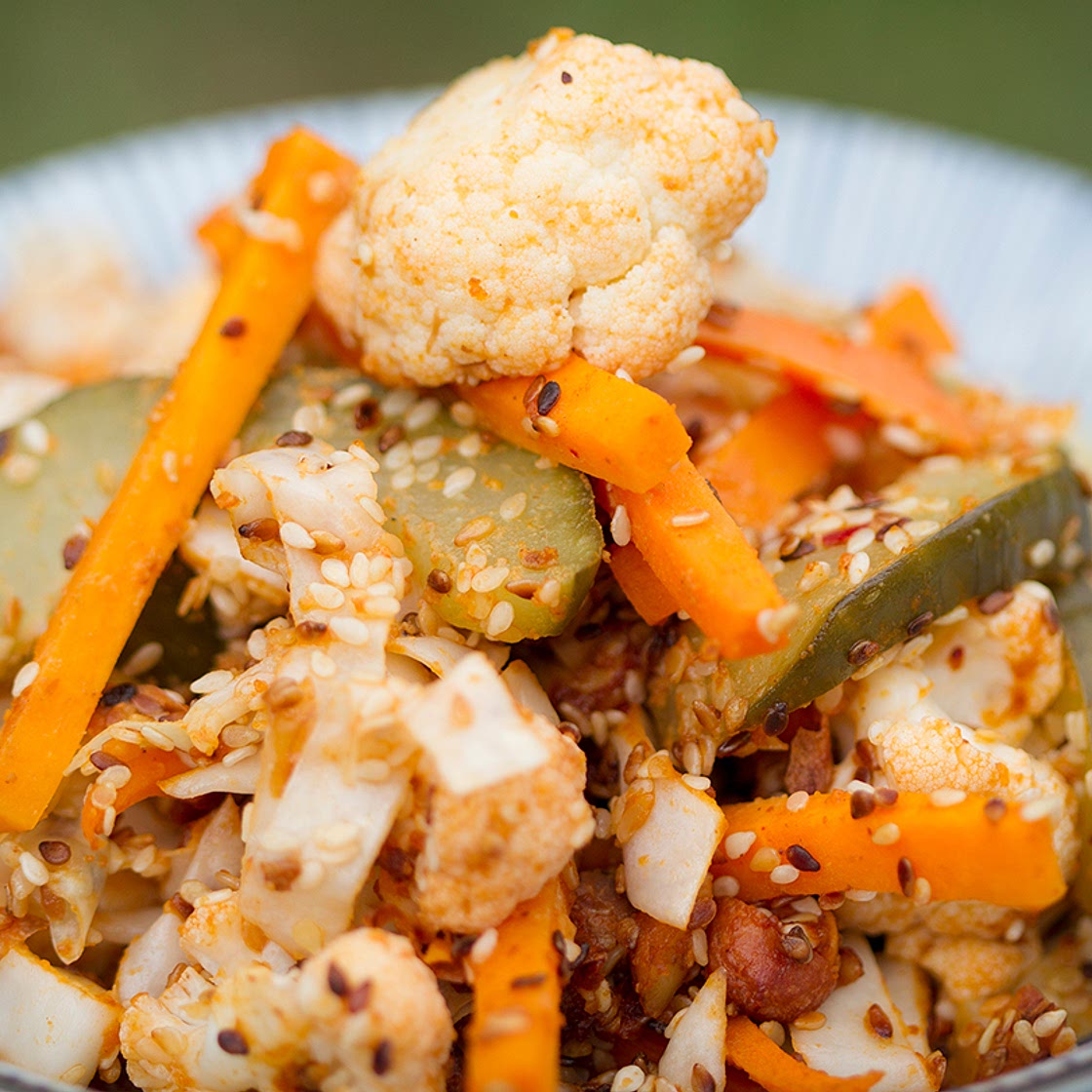 Achar (Thai-style pickled vegetables)