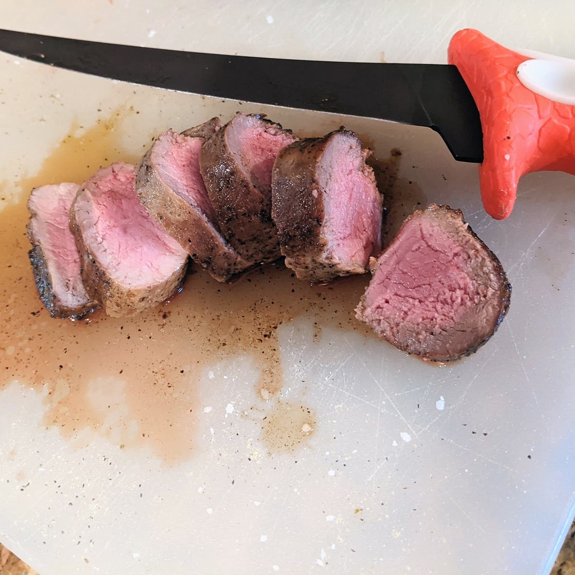 Cast Iron Deer Steak
