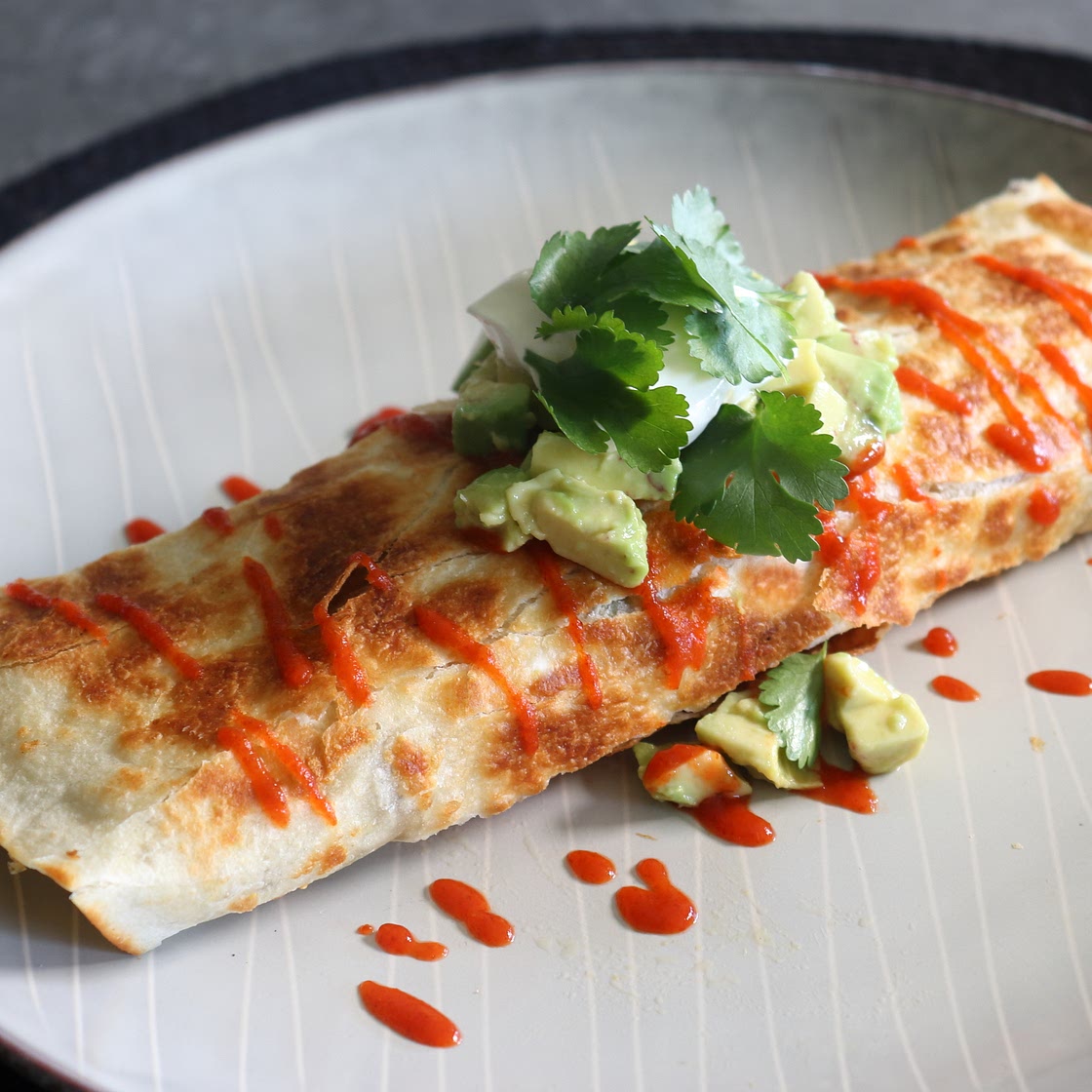 Crispy Rolled Breakfast Burrito