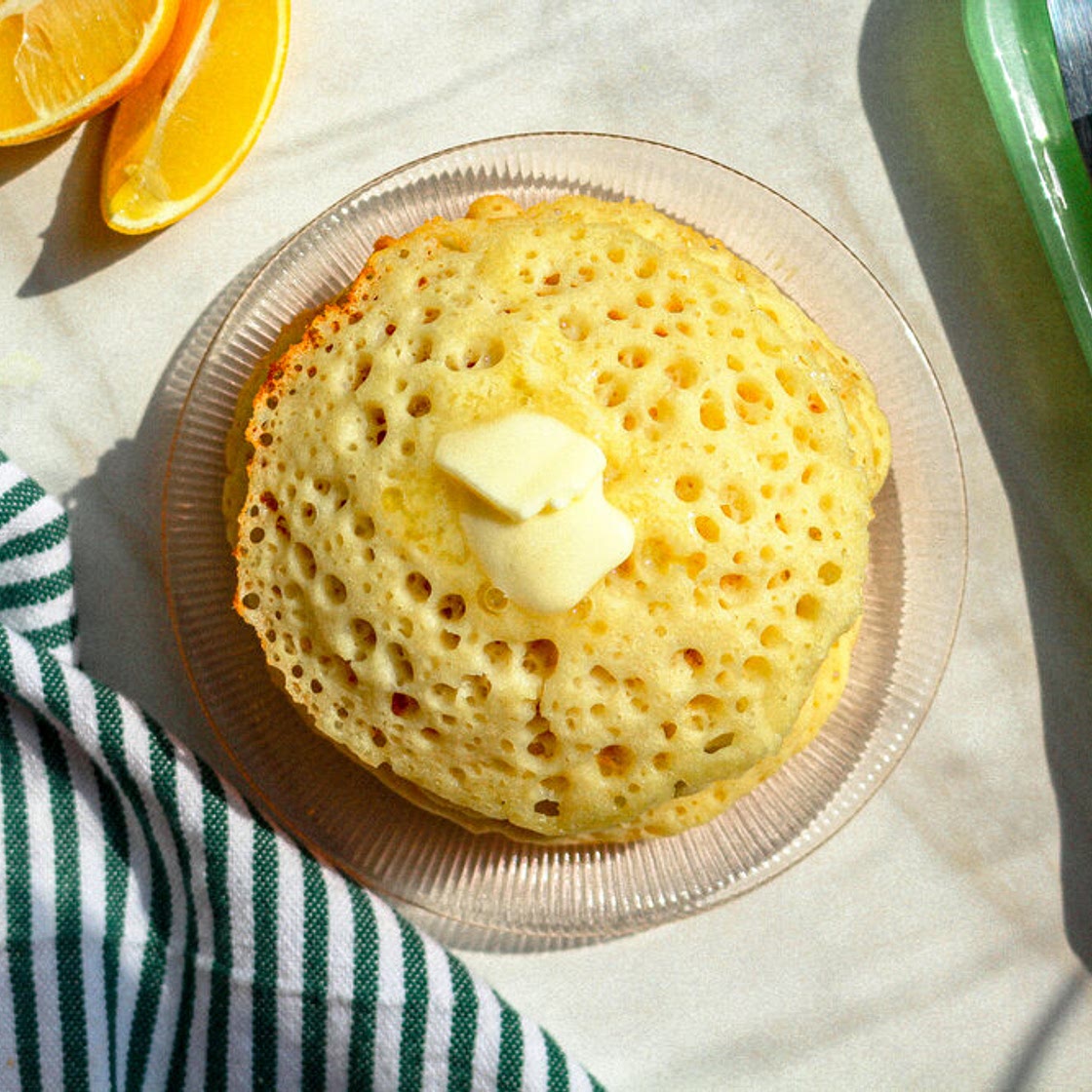 Beghrir: Million Hole Pancakes — Lahb Co. Eats