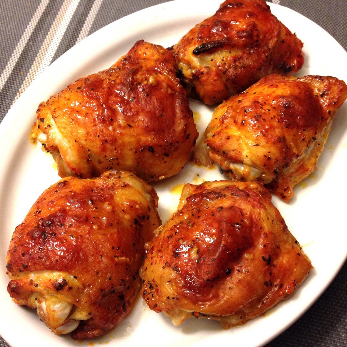 Chili Lime Baked Chicken Thighs