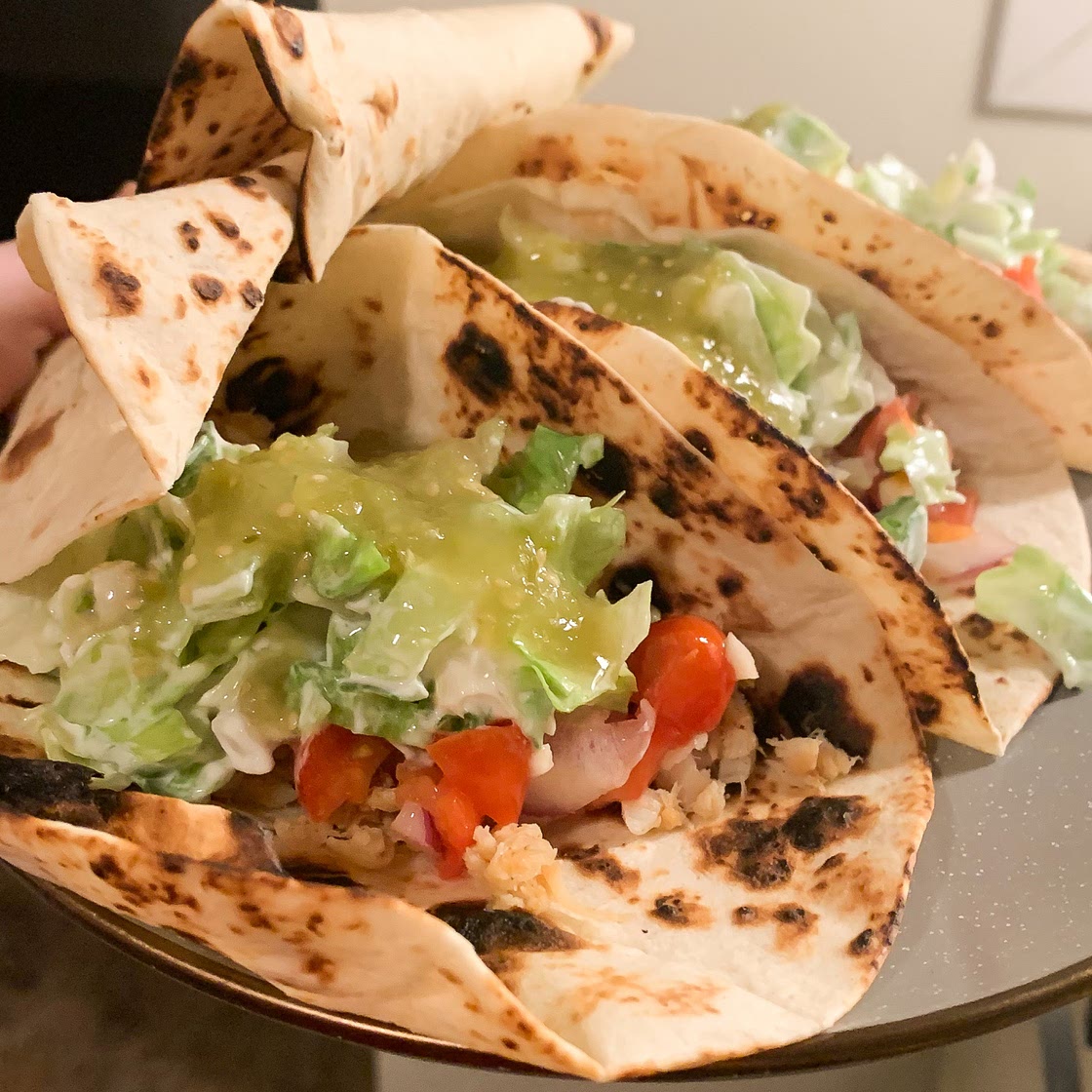 August’s Tilapia Tacos