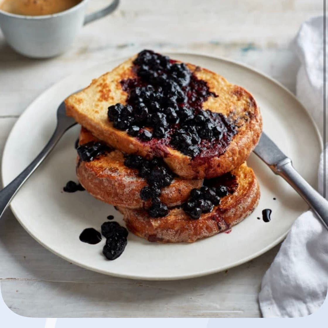 Blueberry French toast