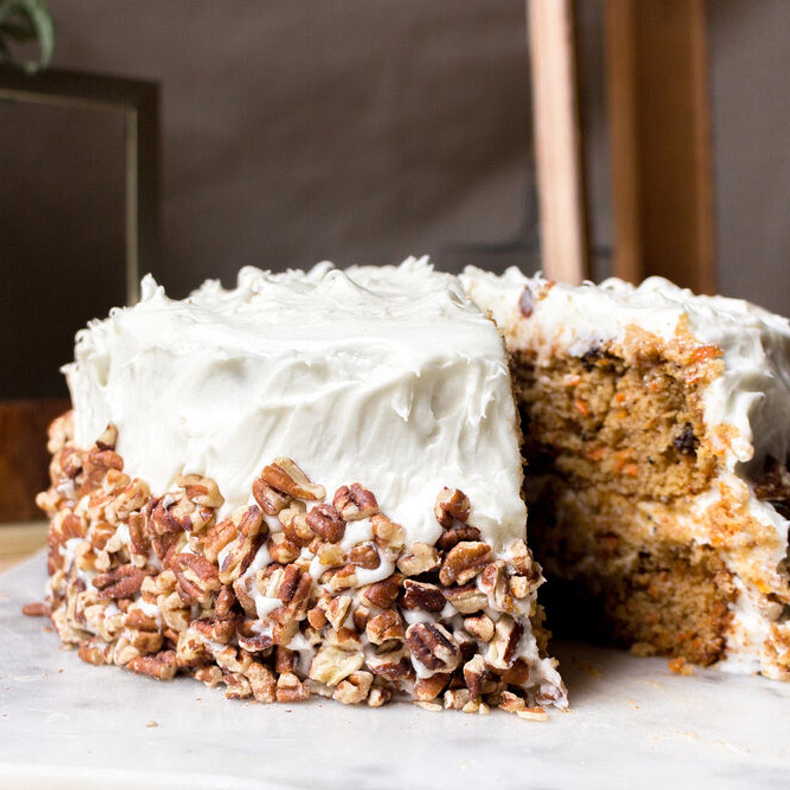 Perfectly Spiced Vegan Carrot Cake — Lahb Co. Eats