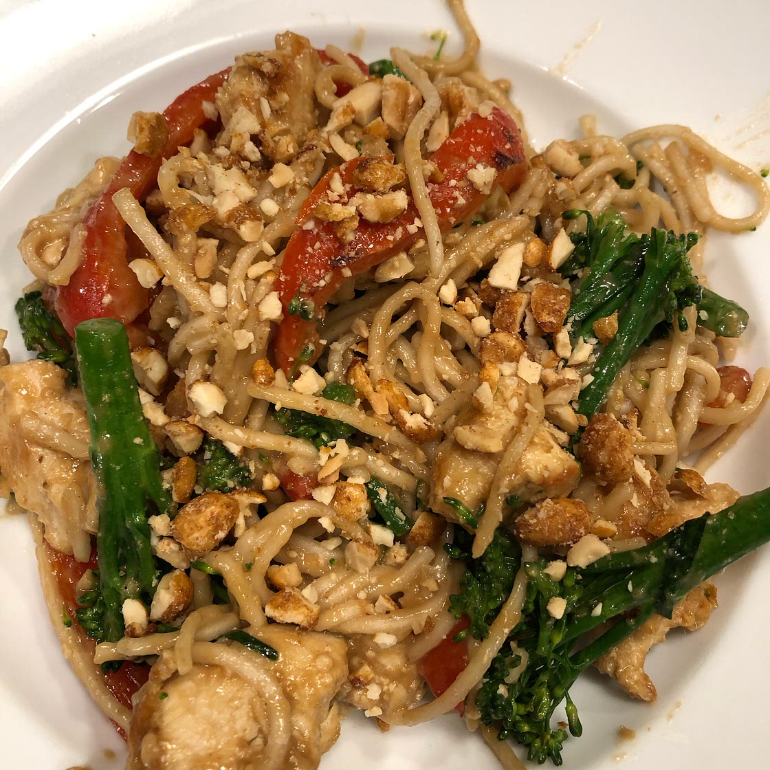 Udon Peanut Butter Noodles