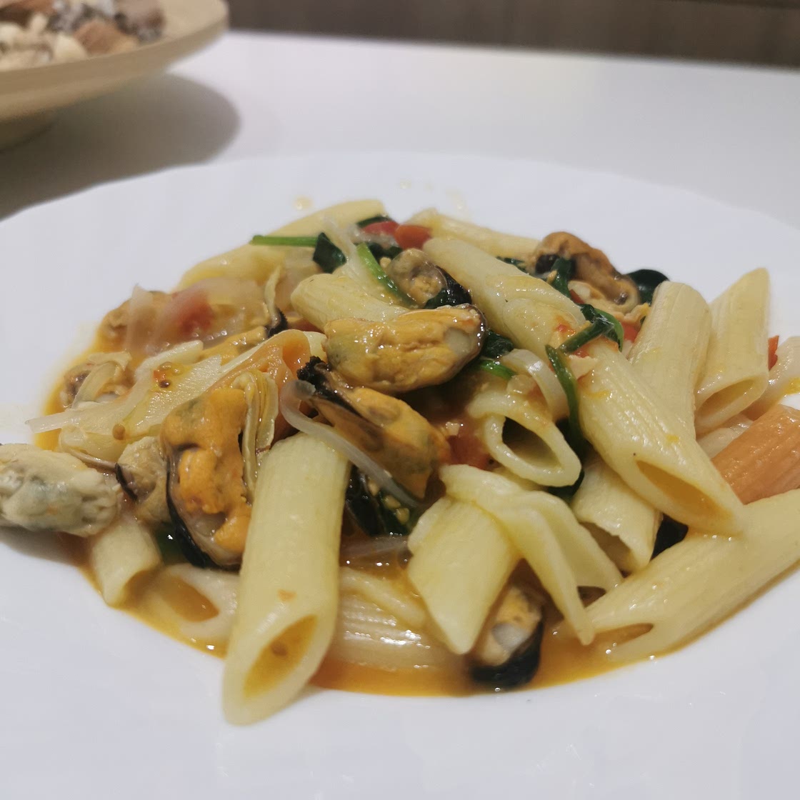 Mussels pasta