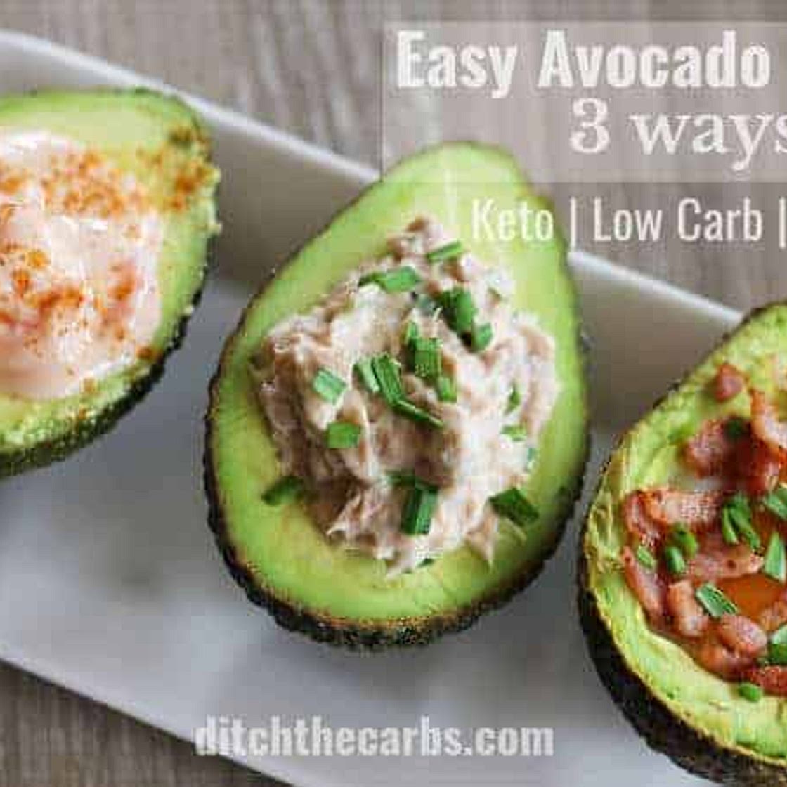 Easy Avocado Boats - 3 ways