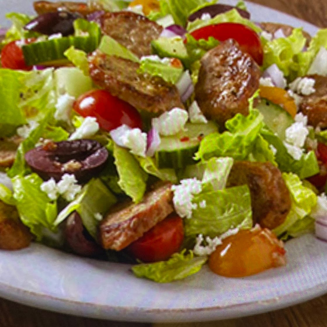 Hot link salad