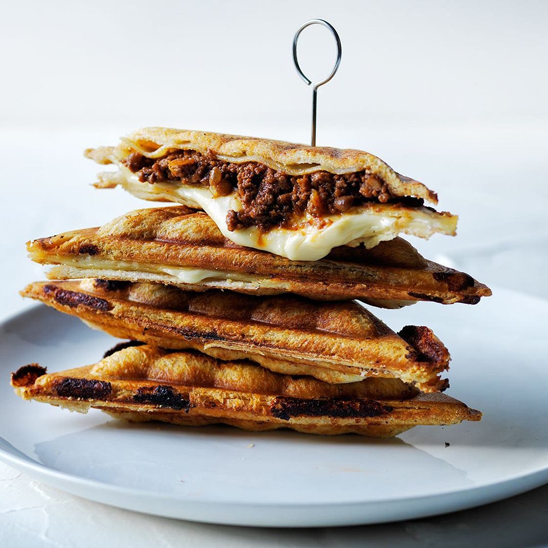 Beef lasagne jaffle