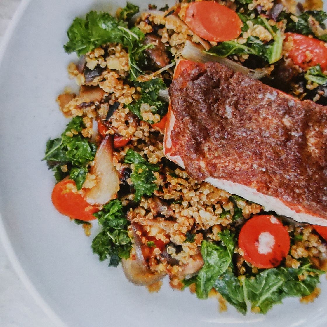 Maple-Dijon Flax Salmon