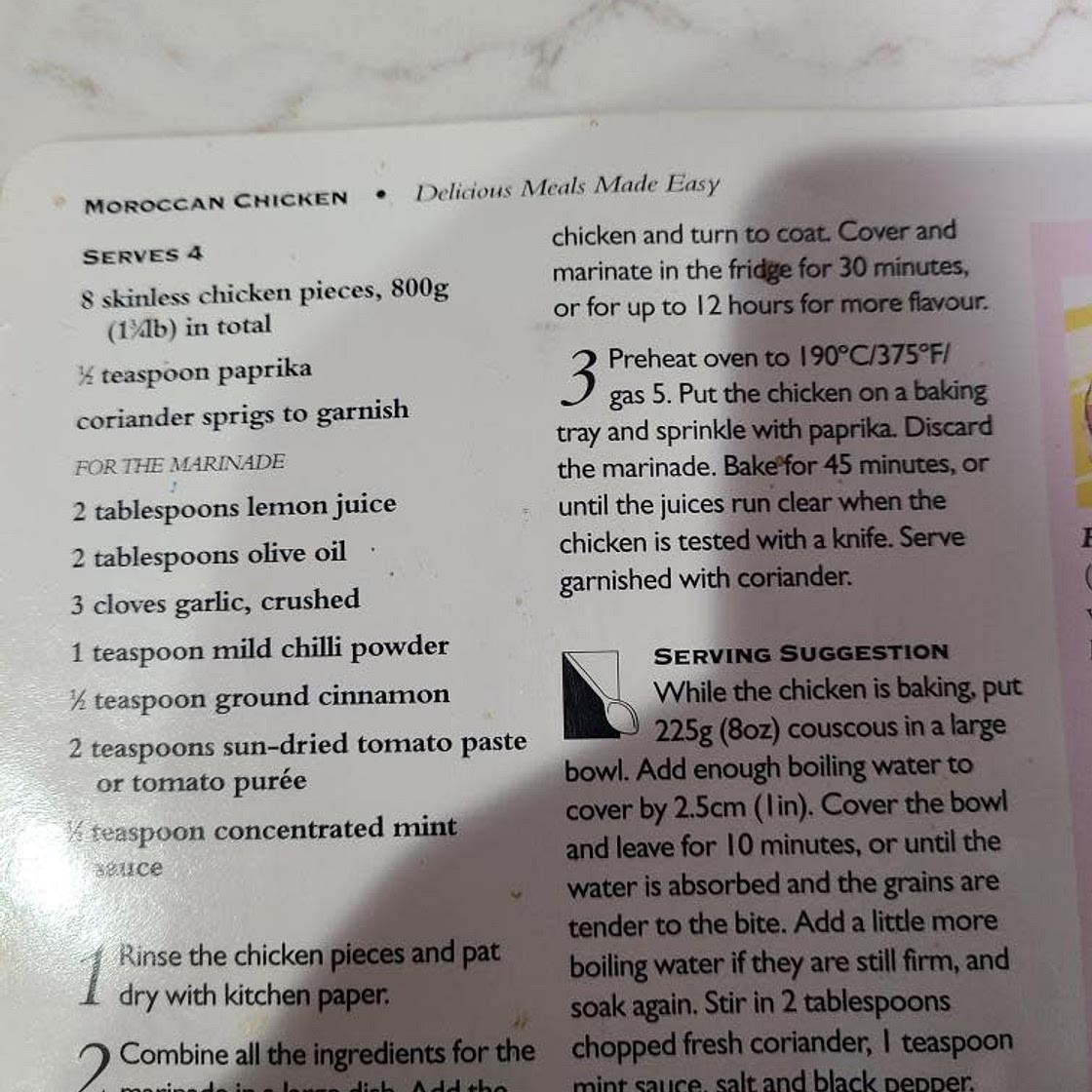 morccan chicken