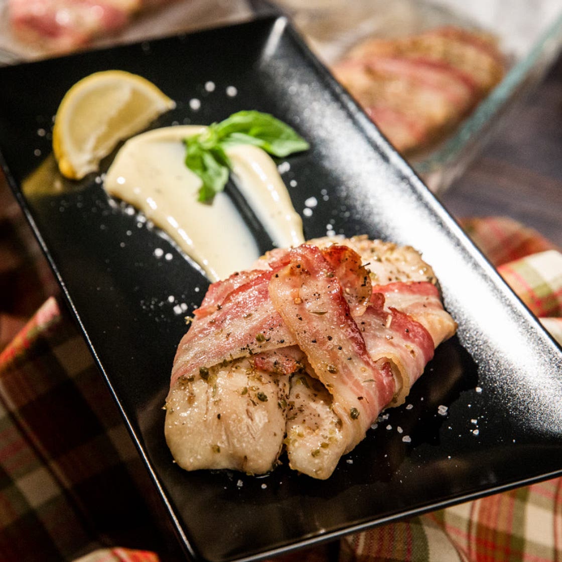 Bacon-Wrapped Tilapia