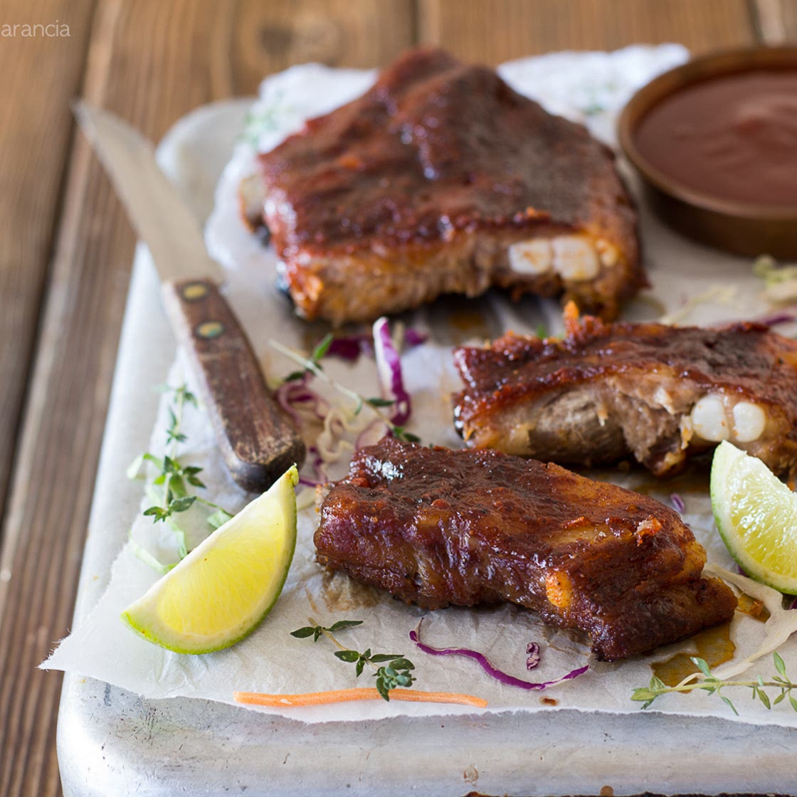 Bbq ribs al forno
