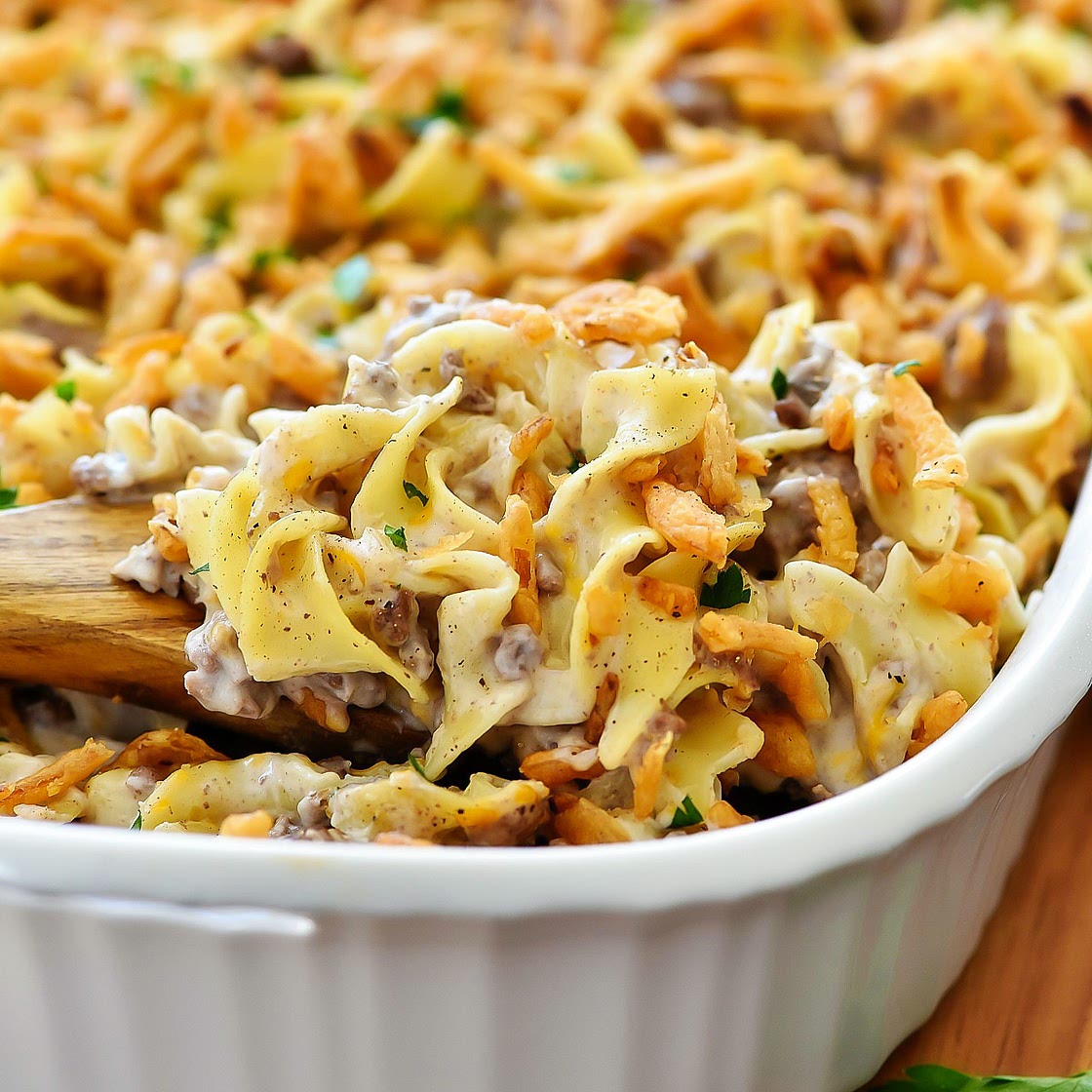 French Onion Beef Casserole