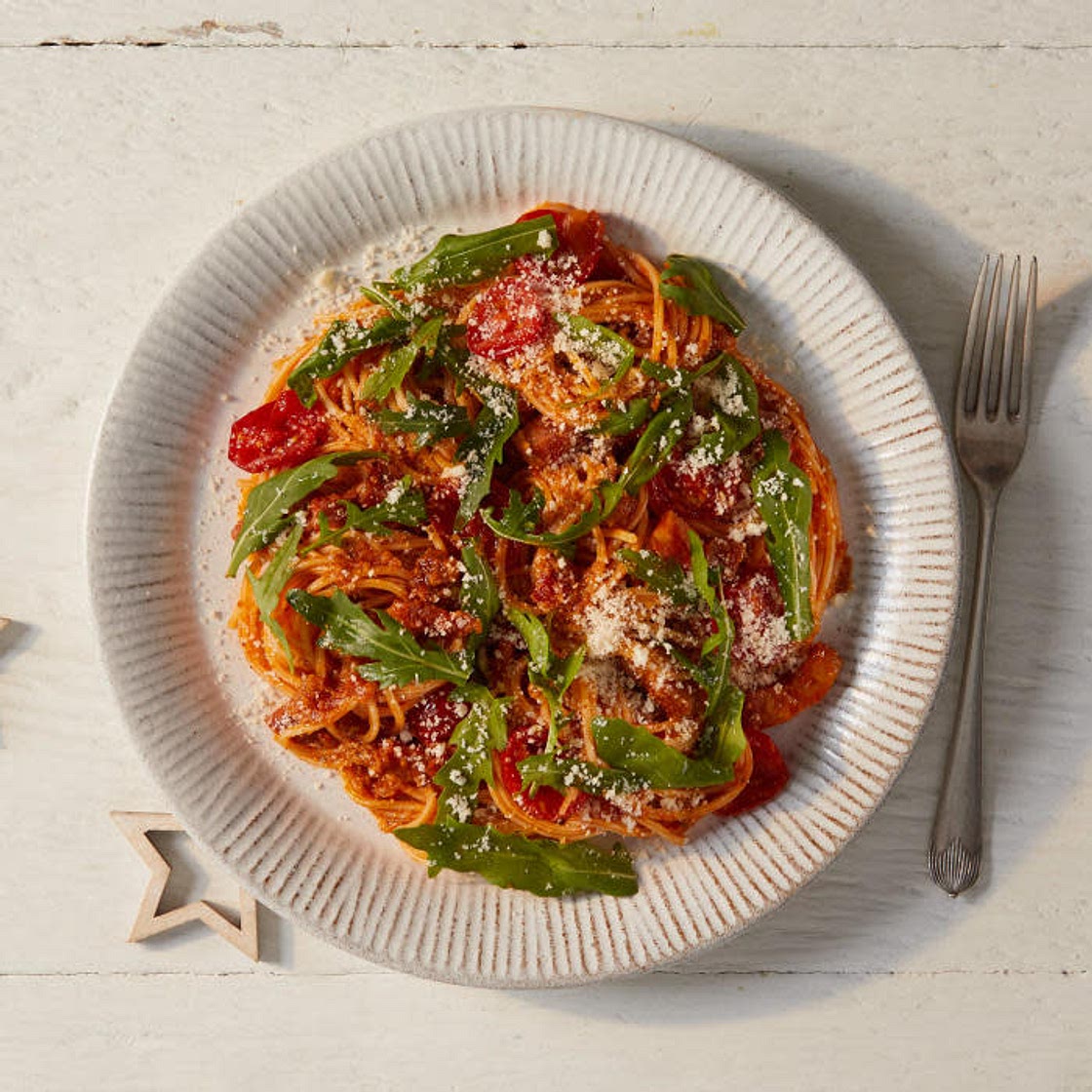 G - 10-Min Bacon & Sun-Dried Tomato Pasta