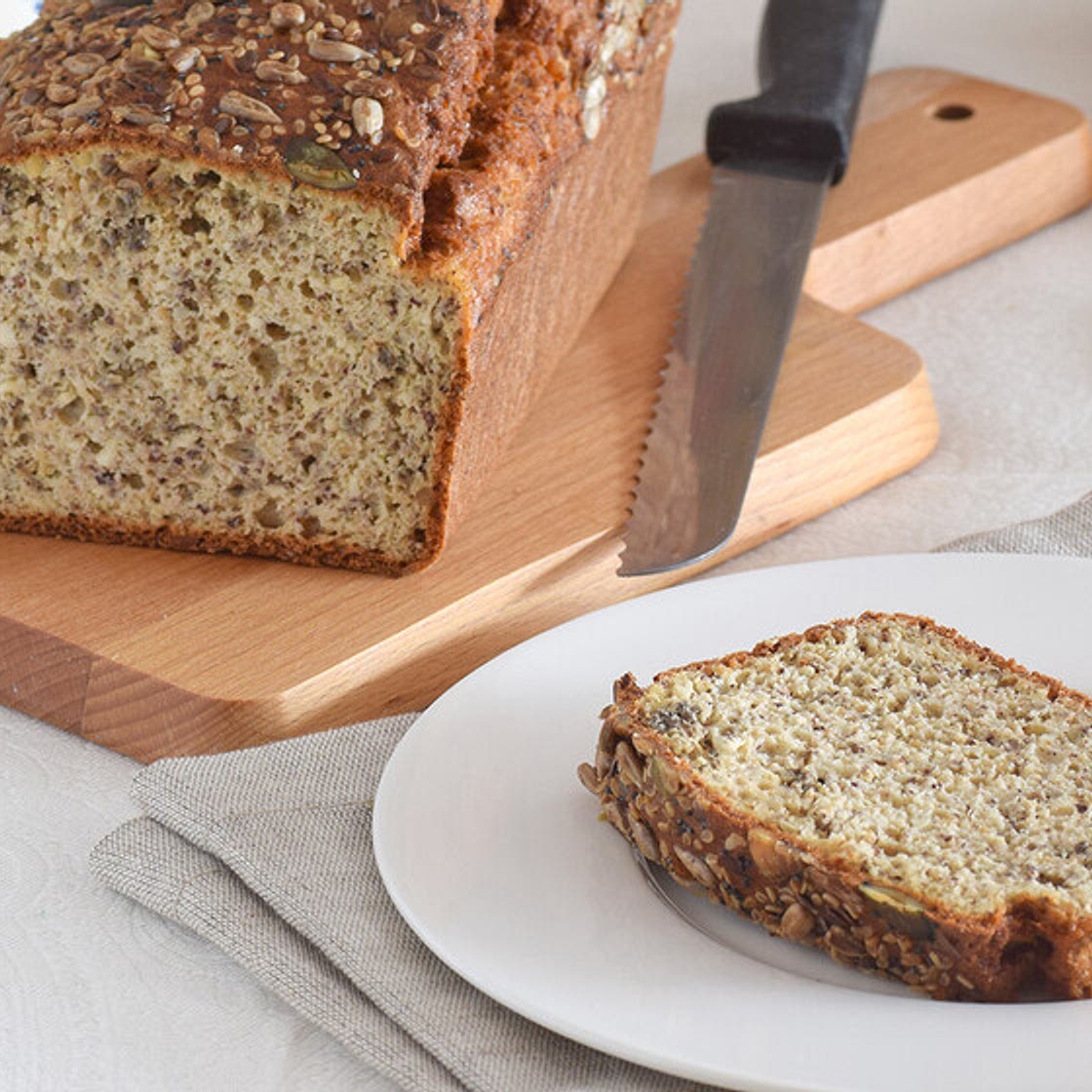 Pan keto de proteínas