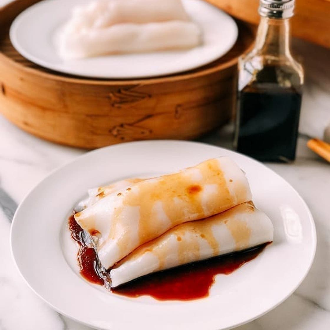 Shrimp Rice Noodle Rolls (Shrimp Cheung Fun or “Ha Cheung”)