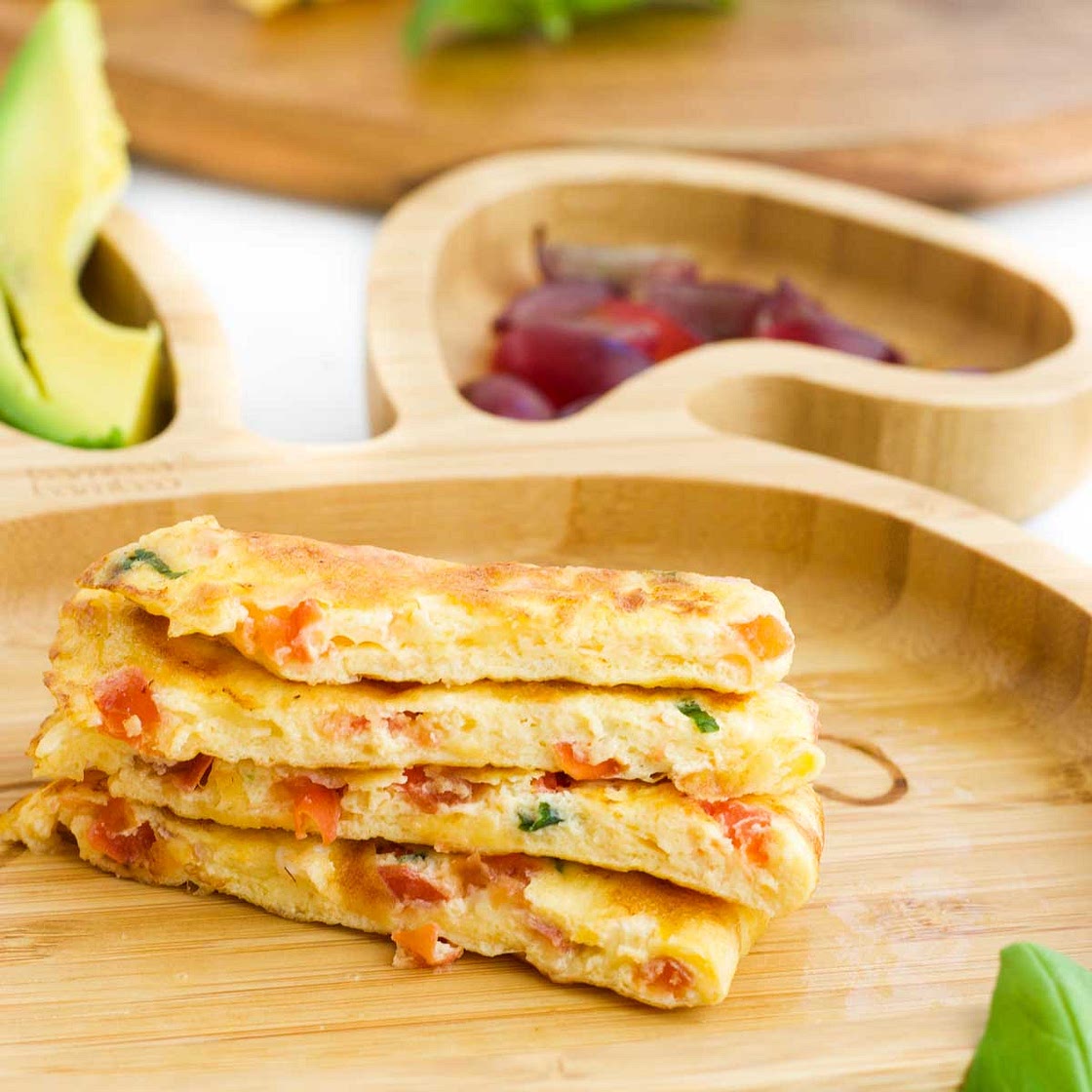 Baby Omelette Fingers