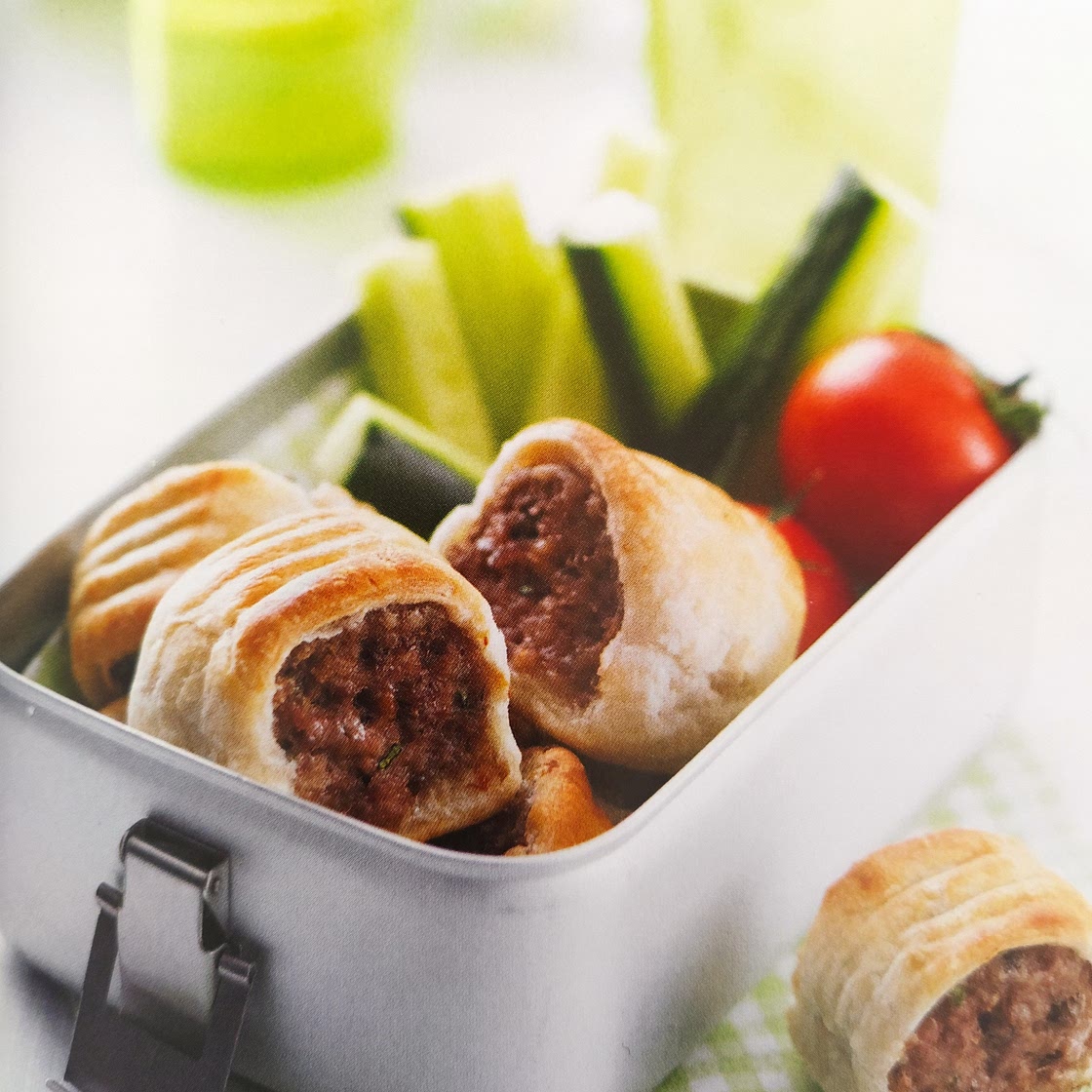 Healthier sausage rolls