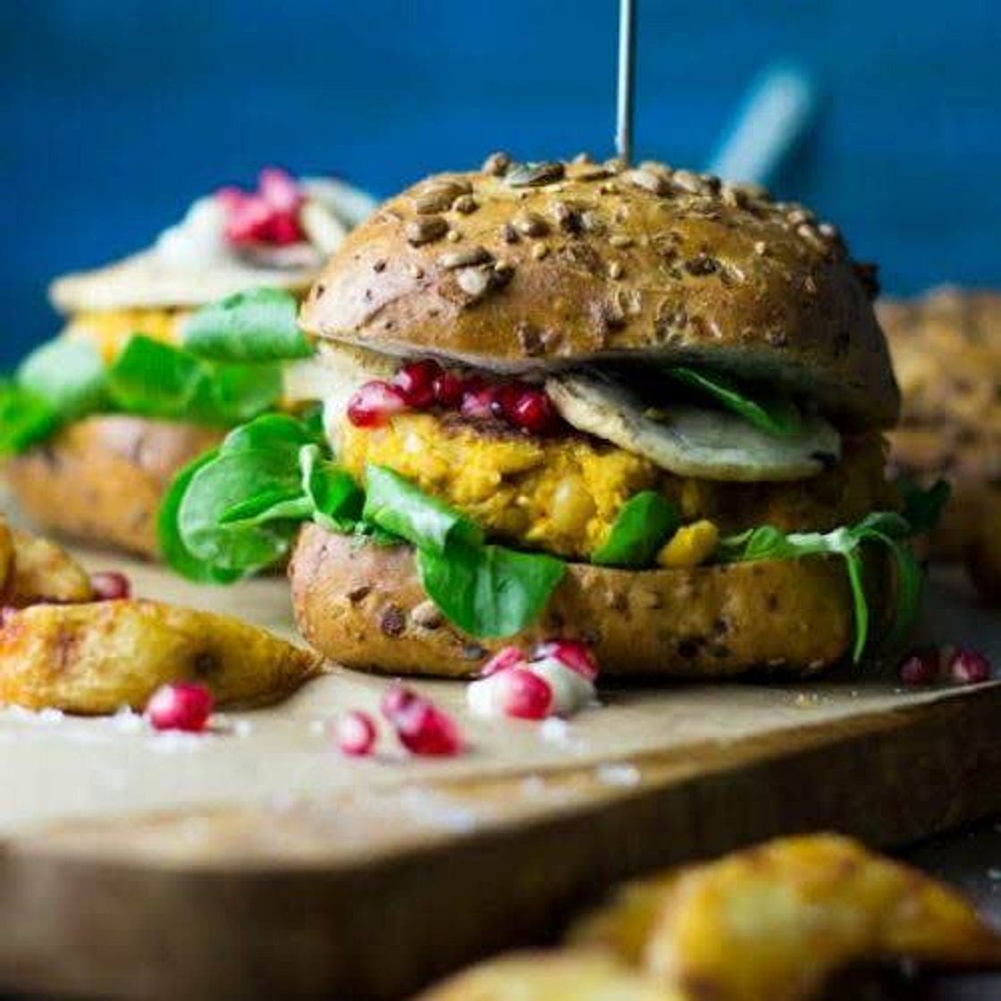 Pumpkin Burger Pattie