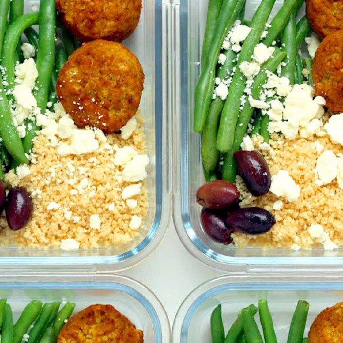 Meal-Prep Falafel Bowls with Tahini Sauce