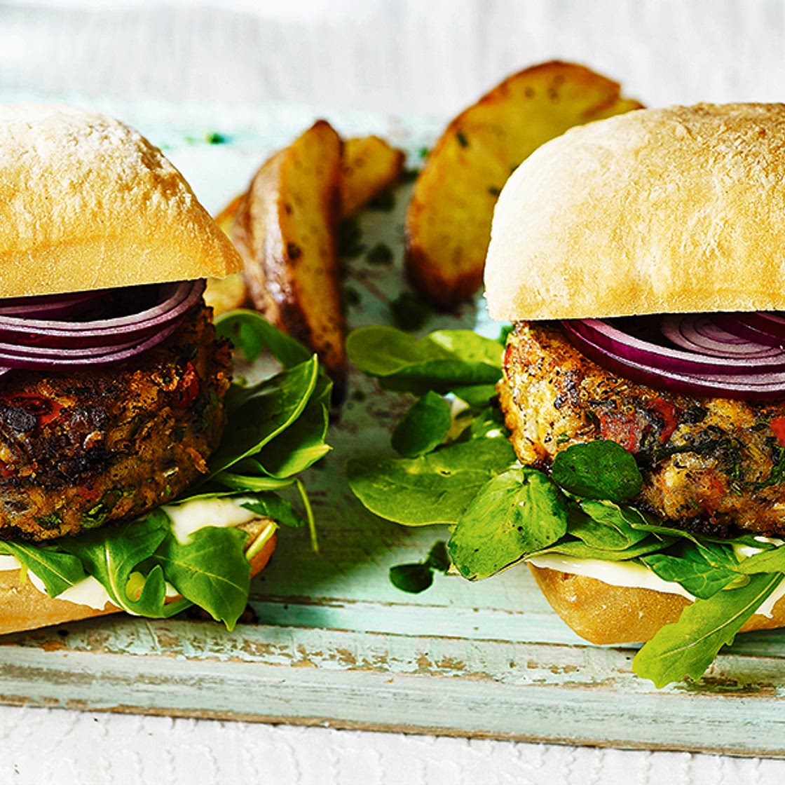 White-bean burgers