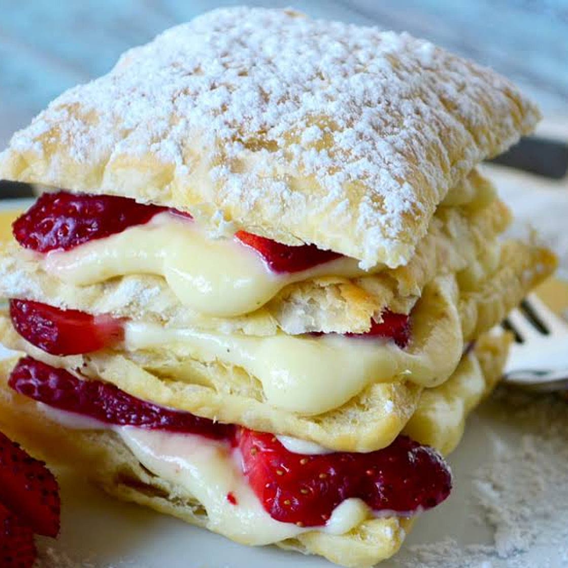 Strawberry Napoleons Recipe | Yummly