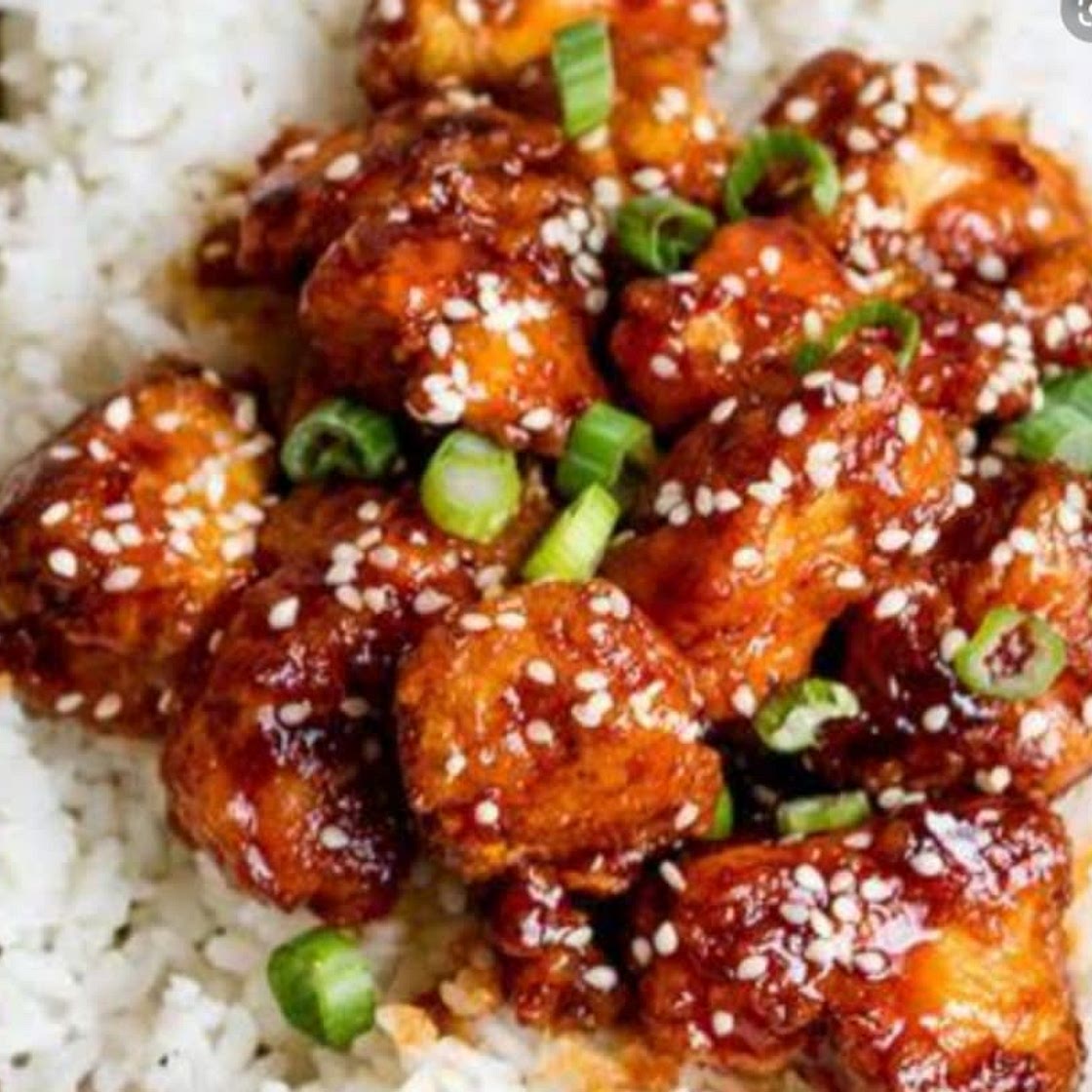Sticky chicken