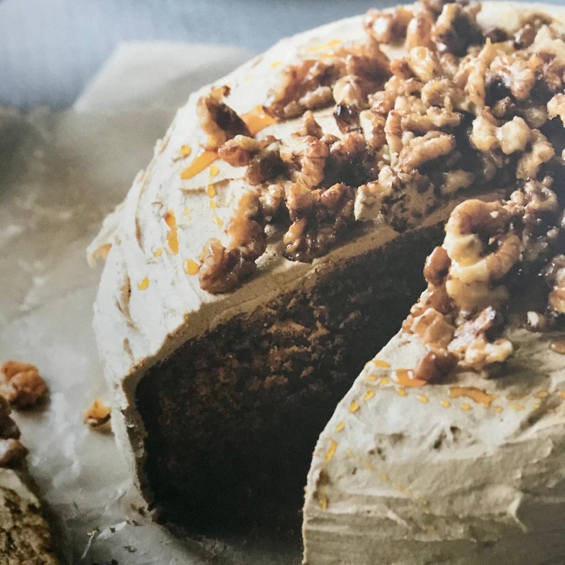 Coffee & Walnut Cake