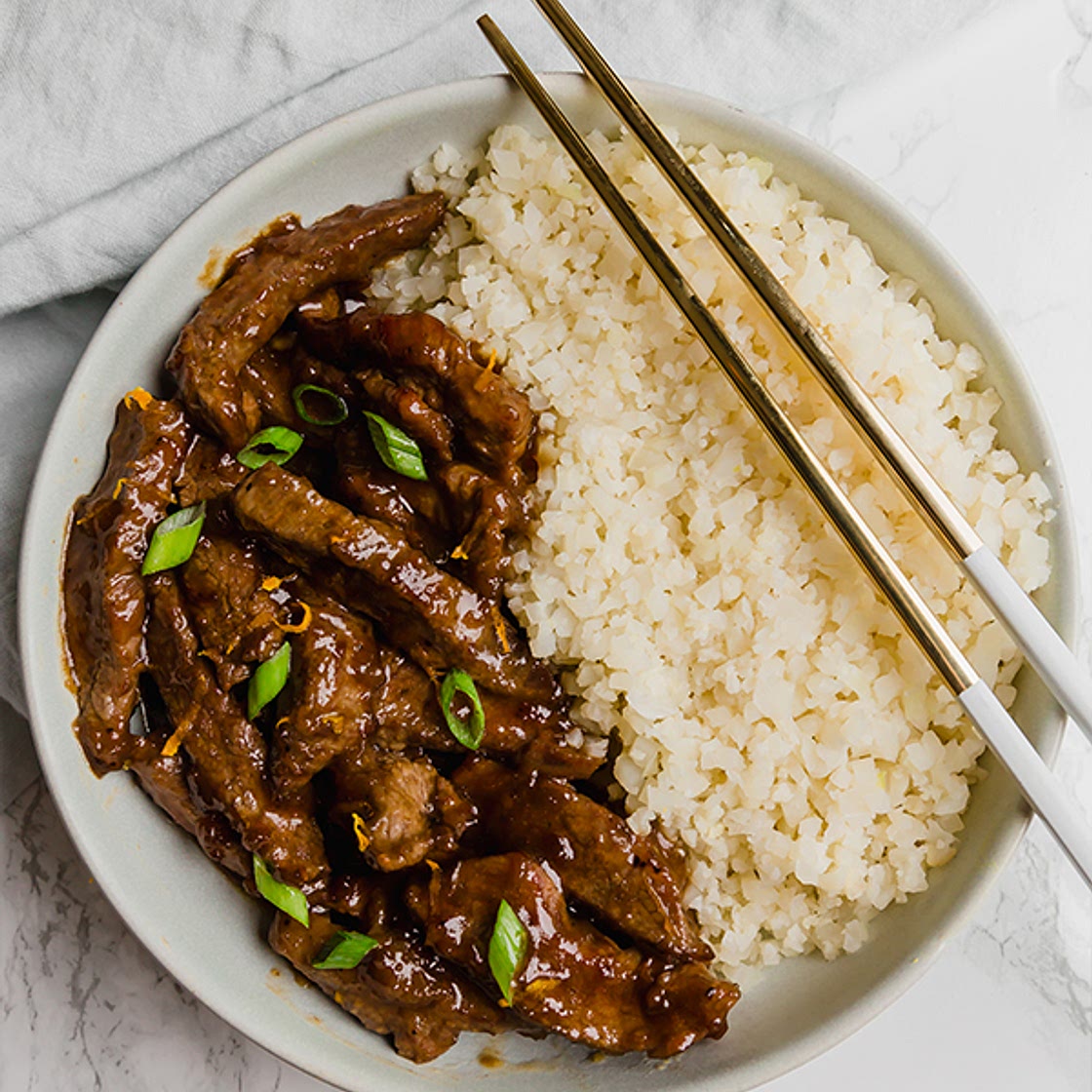 Orange Beef (Paleo, Whole30, AIP)