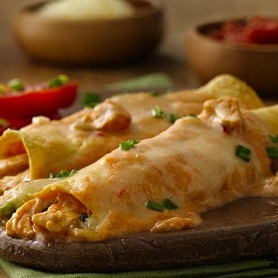 Cheesy Chicken Enchiladas
