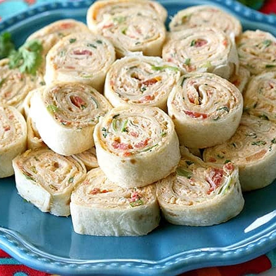 Chicken Enchilada Roll Ups