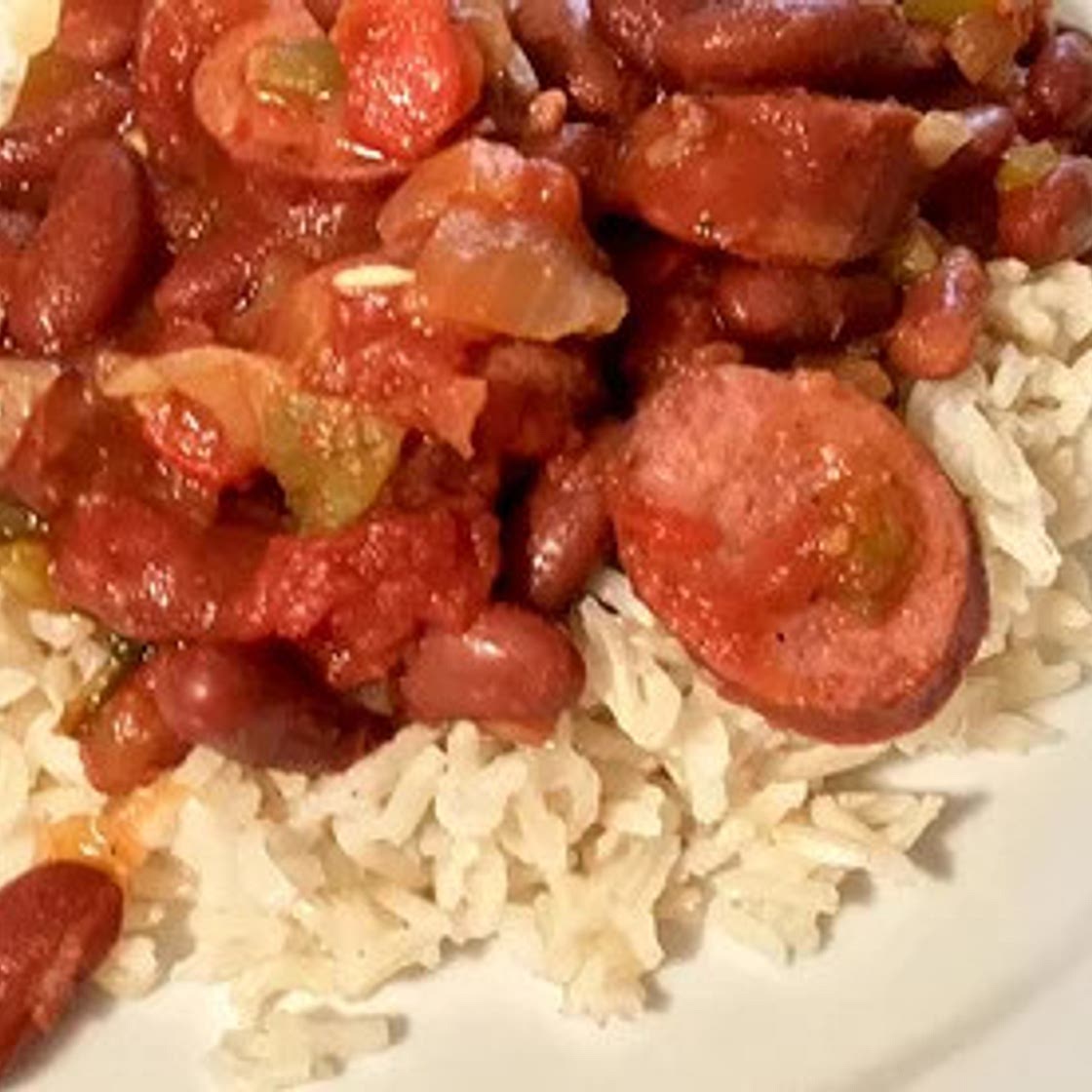 Quick Red Beans and Rice/Freezer Meal