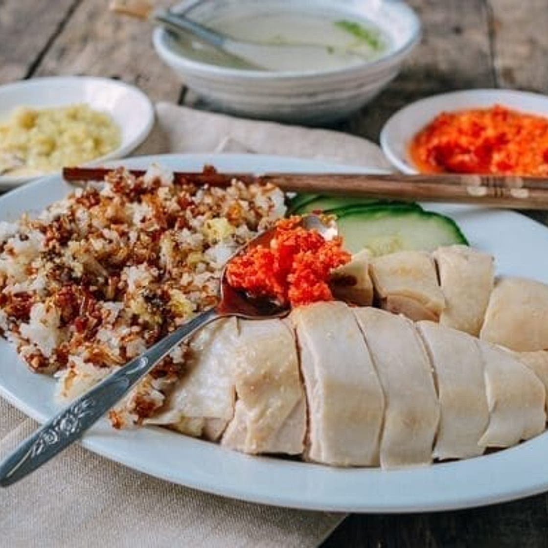 Hainanese Chicken Rice