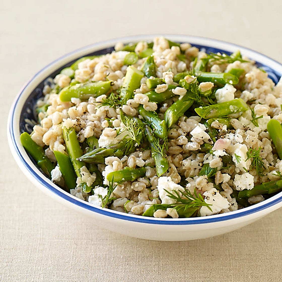 Farrotto with Asparagus, Feta and Dill (WW Official)